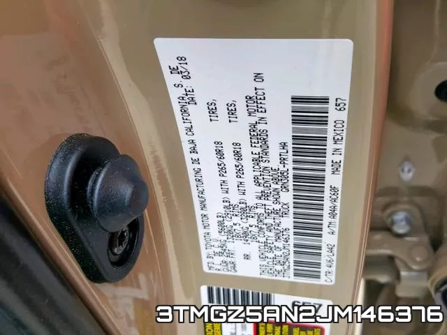 3TMGZ5AN2JM146376 фото 2