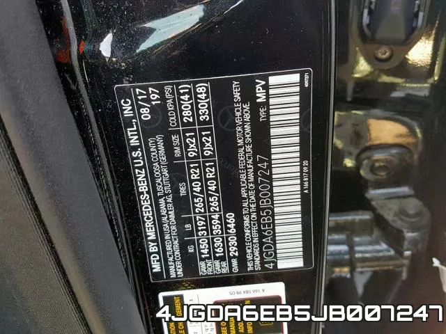 4JGDA6EB5JB007247 фото 2