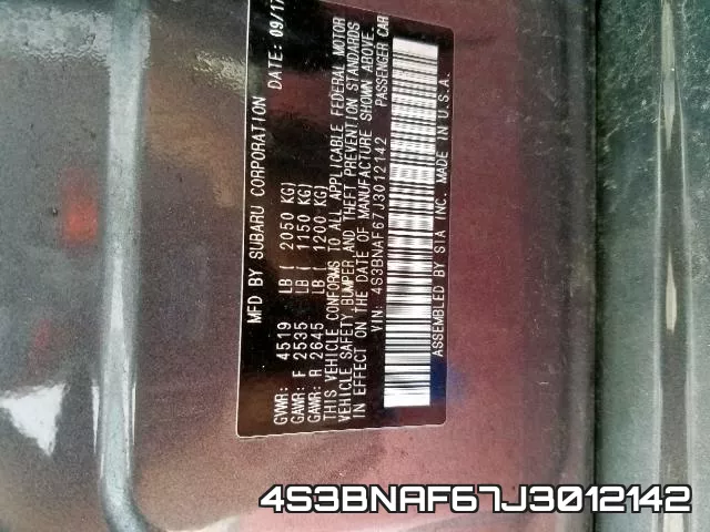 4S3BNAF67J3012142 фото 2
