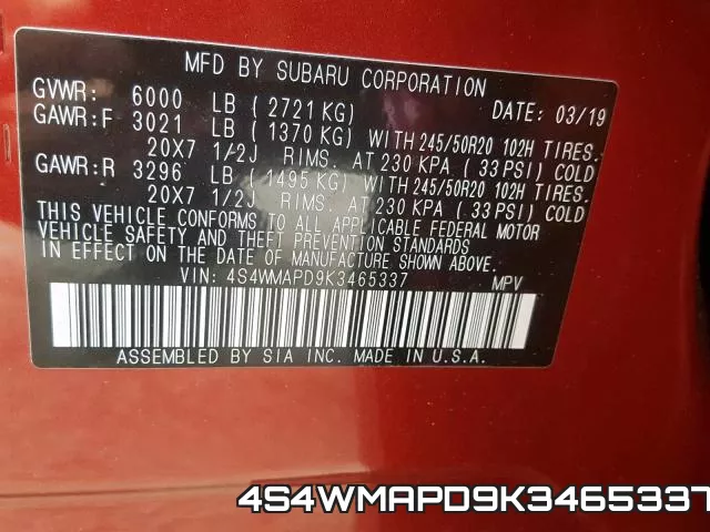 4S4WMAPD9K3465337 фото 2