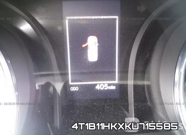 4T1B11HKXKU715585 фото 8