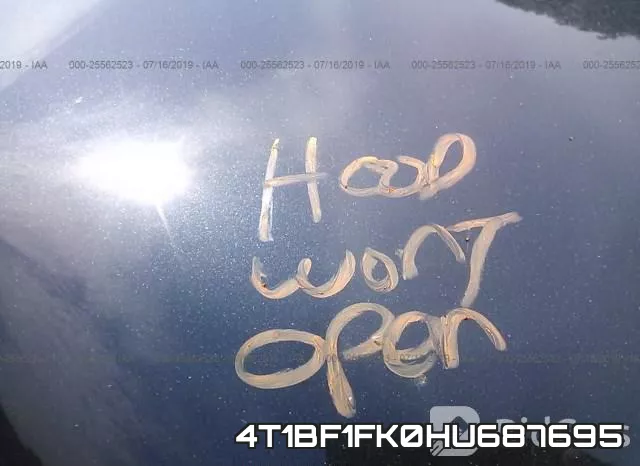4T1BF1FK0HU687695 фото 2