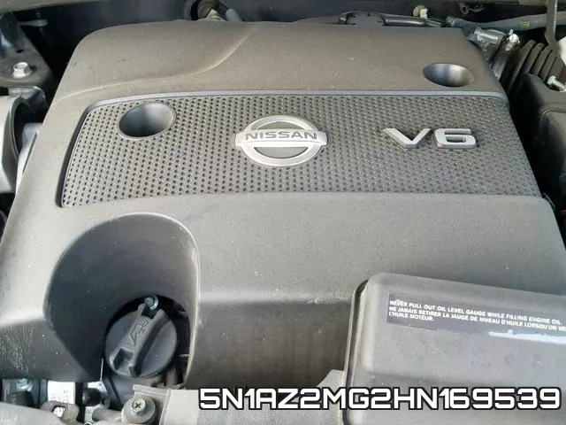 5N1AZ2MG2HN169539 фото 8