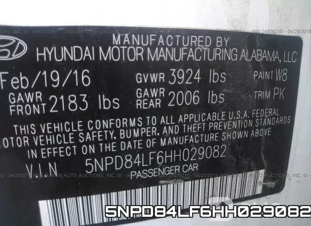 5NPD84LF6HH029082 фото 10