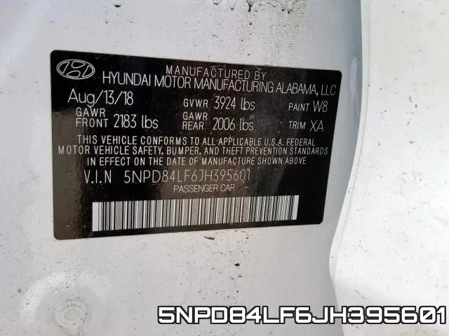 5NPD84LF6JH395601 фото 2