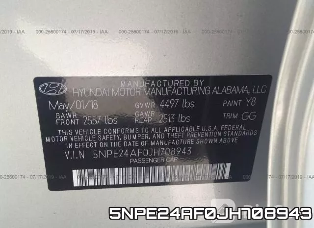 5NPE24AF0JH708943 фото 10