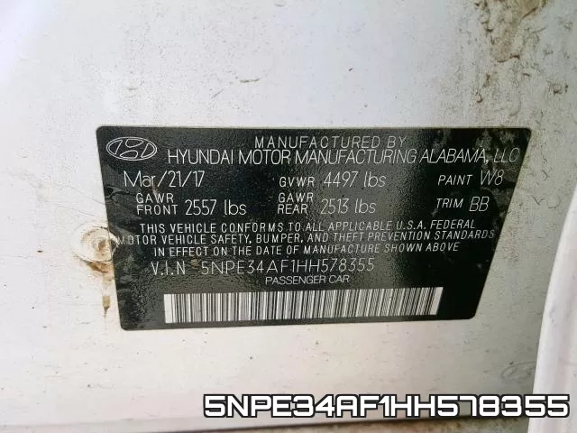 5NPE34AF1HH578355 фото 2