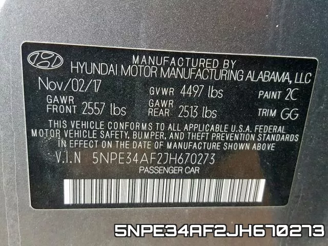 5NPE34AF2JH670273 фото 2