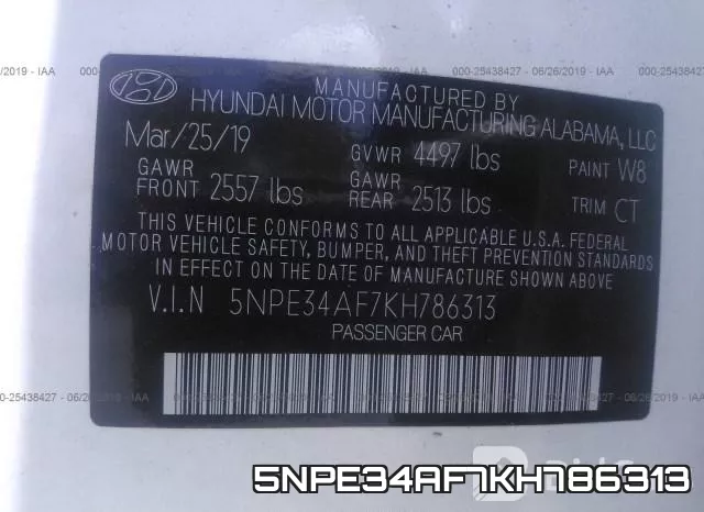 5NPE34AF7KH786313 фото 10
