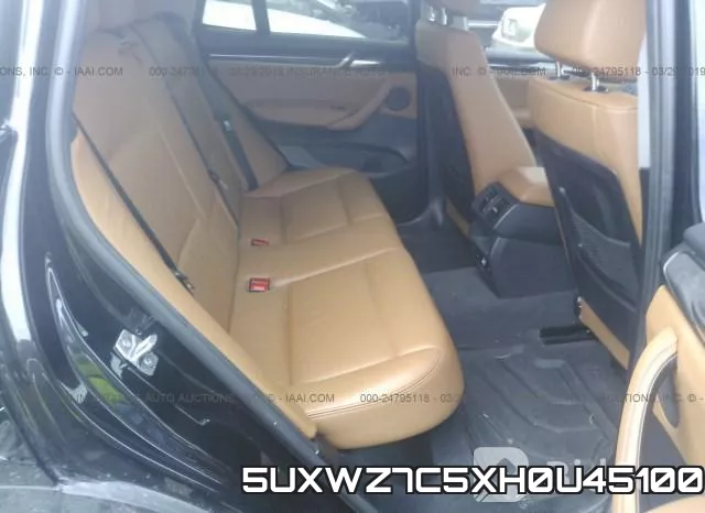 5UXWZ7C5XH0U45100 фото 9
