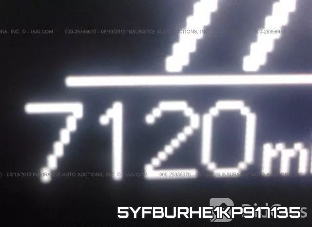 5YFBURHE1KP917135 фото 8