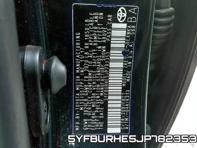 5YFBURHE5JP782353 фото 2