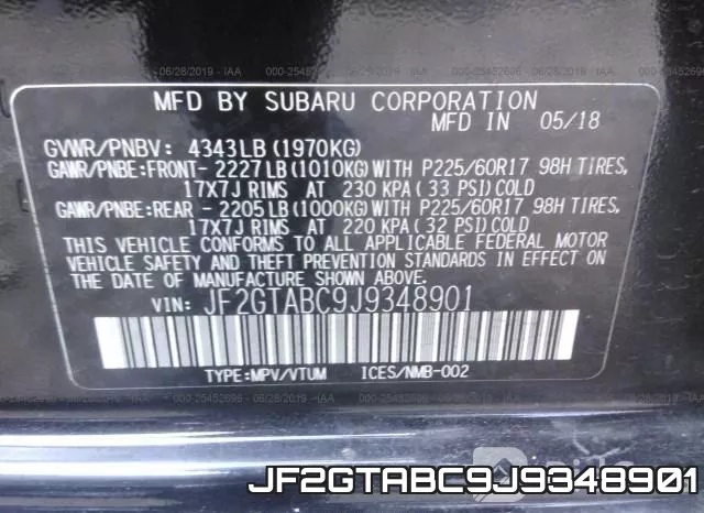 JF2GTABC9J9348901 фото 9
