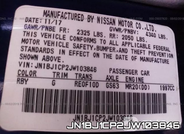 JN1BJ1CP2JW103846 фото 10