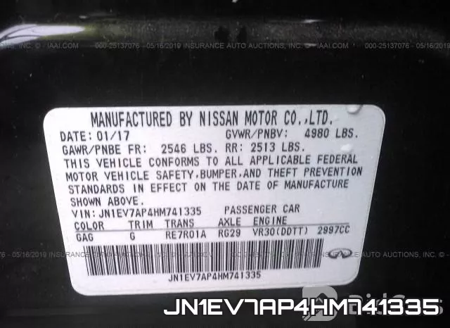 JN1EV7AP4HM741335 фото 10