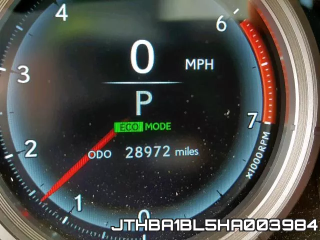 JTHBA1BL5HA003984 фото 9