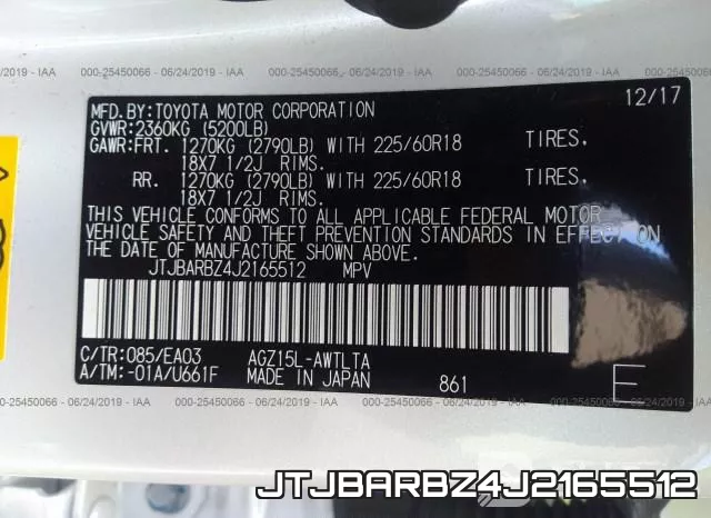 JTJBARBZ4J2165512 фото 10