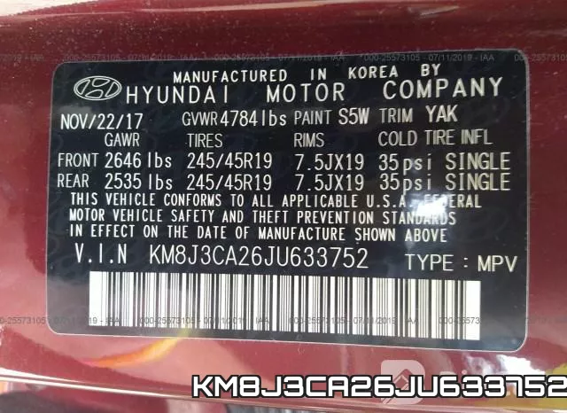 KM8J3CA26JU633752 фото 10