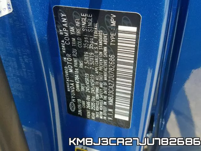 KM8J3CA27JU782686 фото 2