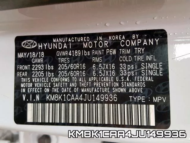 KM8K1CAA4JU149936 фото 2