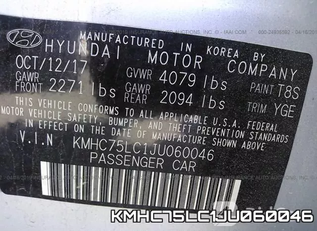 KMHC75LC1JU060046 фото 10