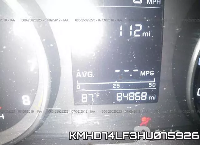 KMHD74LF3HU075926 фото 8