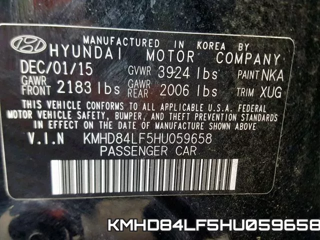 KMHD84LF5HU059658 фото 2