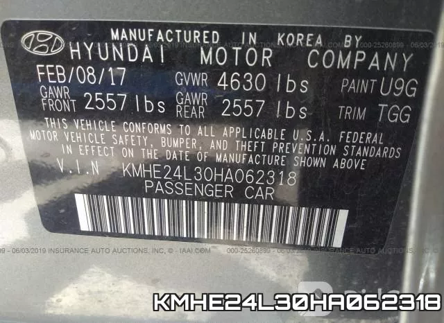 KMHE24L30HA062318 фото 10