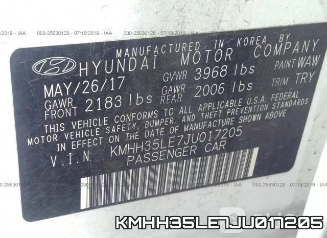 KMHH35LE7JU017205 фото 10