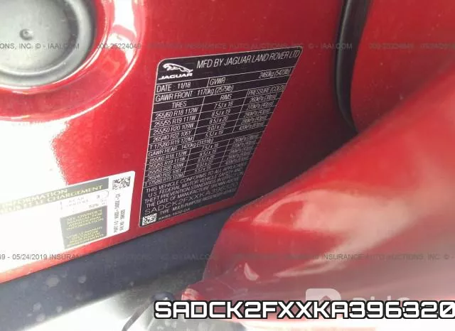 SADCK2FXXKA396320 фото 10