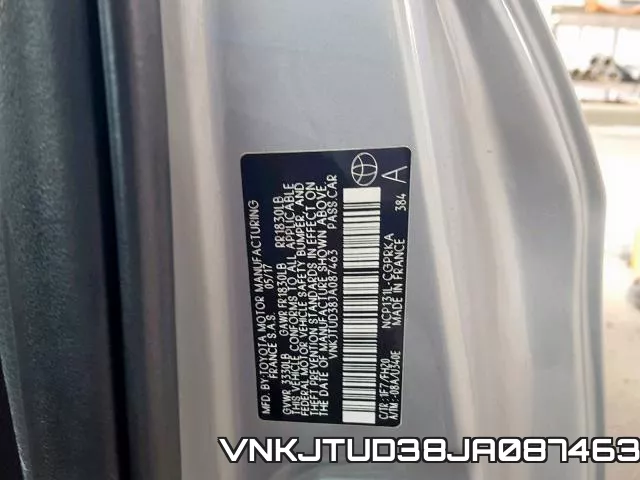 VNKJTUD38JA087463 фото 2