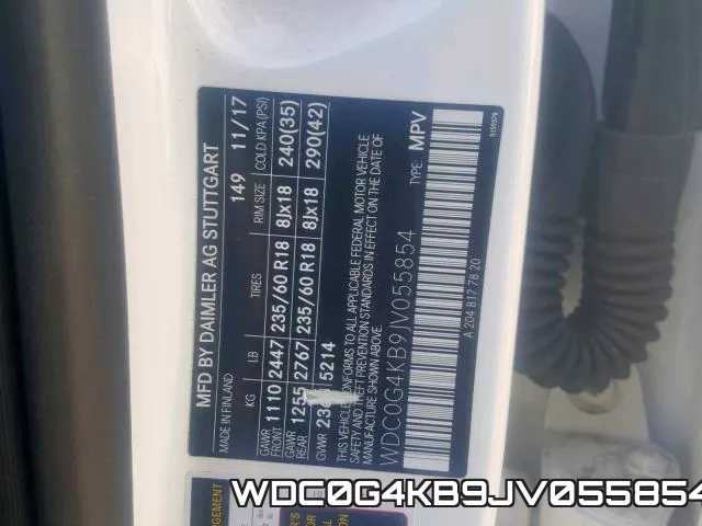 WDC0G4KB9JV055854 фото 2