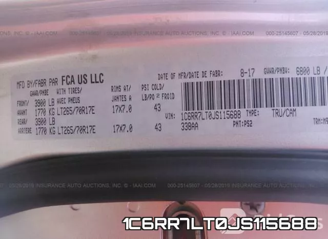 1C6RR7LT0JS115688 фото 10