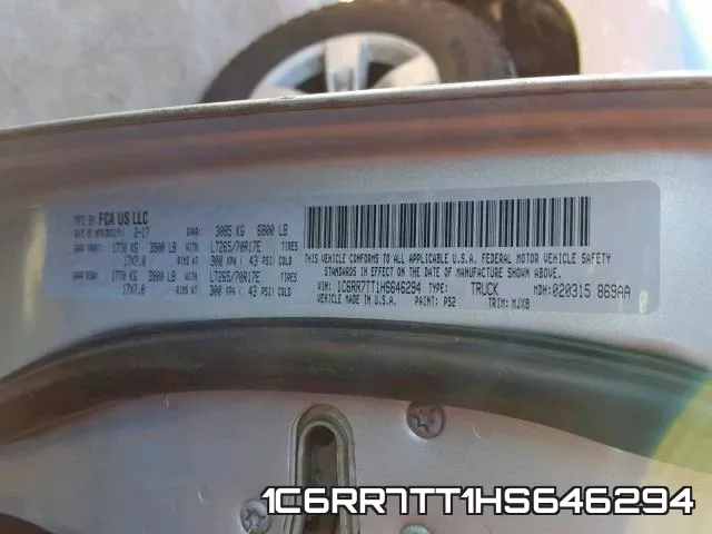 1C6RR7TT1HS646294 фото 2