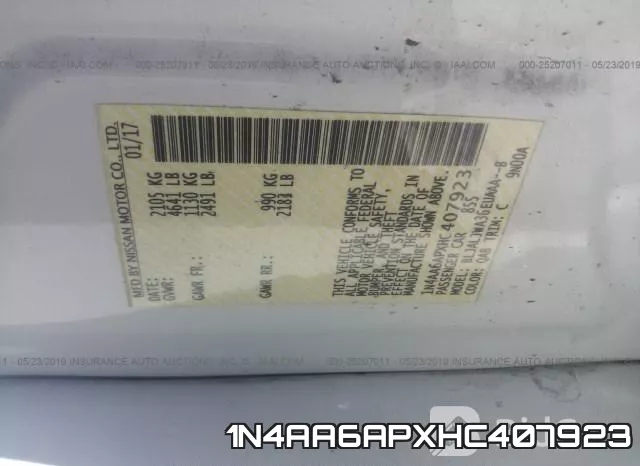 1N4AA6APXHC407923 фото 10