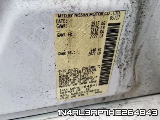 1N4AL3AP7HC264843 фото 2
