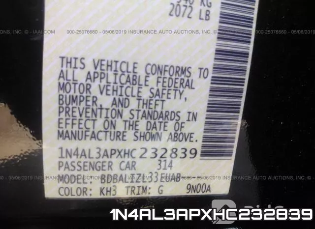 1N4AL3APXHC232839 фото 10