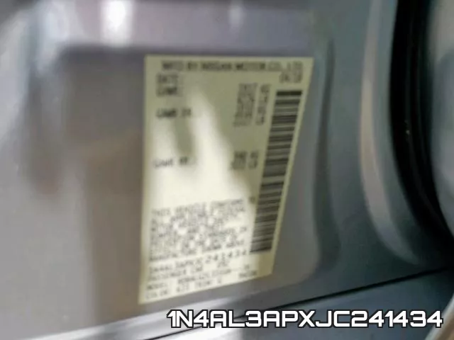 1N4AL3APXJC241434 фото 2