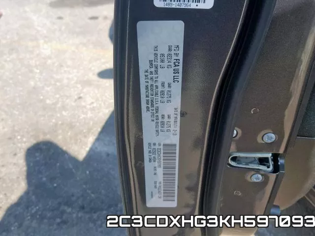2C3CDXHG3KH597093 фото 2