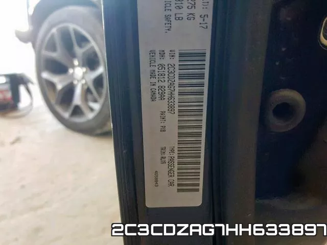 2C3CDZAG7HH633897 фото 2