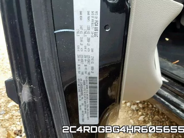 2C4RDGBG4HR605655 фото 2