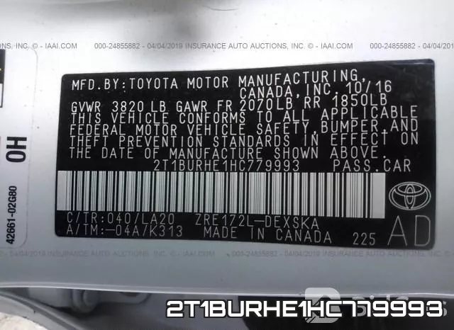 2T1BURHE1HC779993 фото 10
