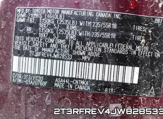 2T3RFREV4JW828533 фото 10