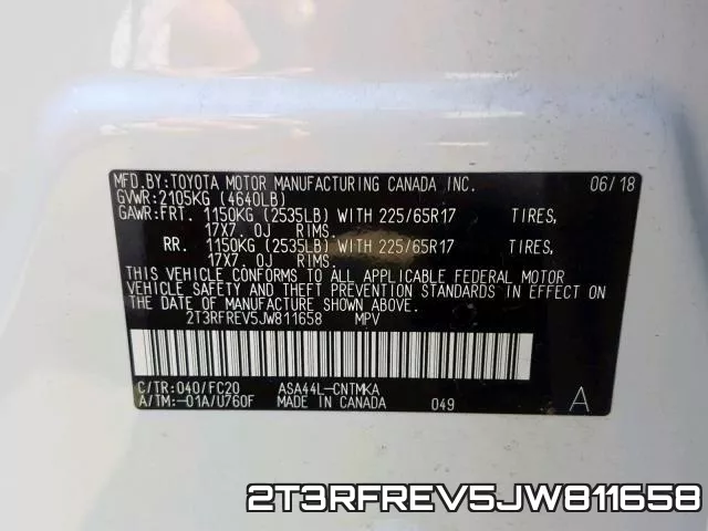 2T3RFREV5JW811658 фото 2