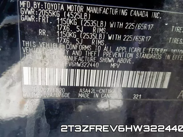 2T3ZFREV6HW322440 фото 2
