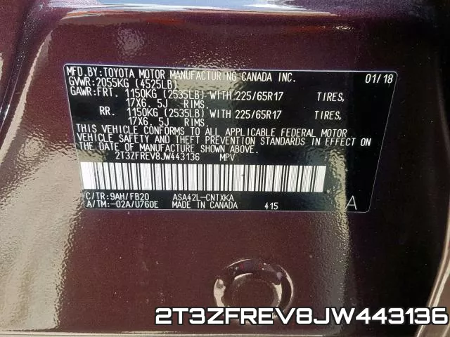 2T3ZFREV8JW443136 фото 2