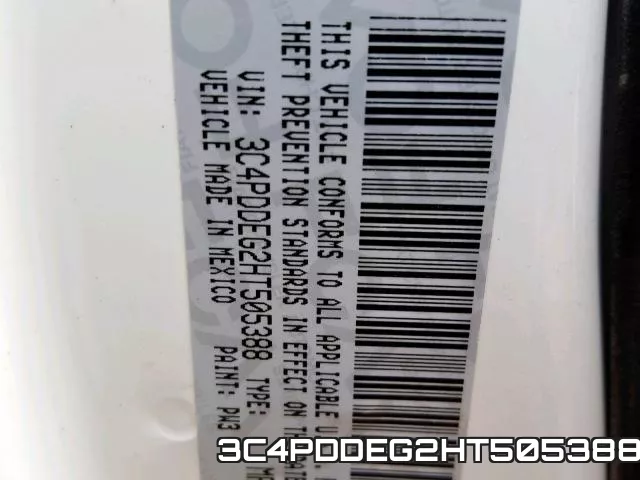 3C4PDDEG2HT505388 фото 2