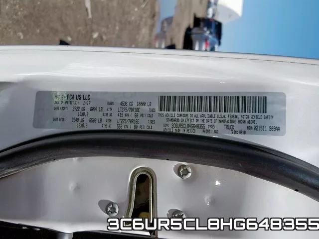 3C6UR5CL8HG648355 фото 2