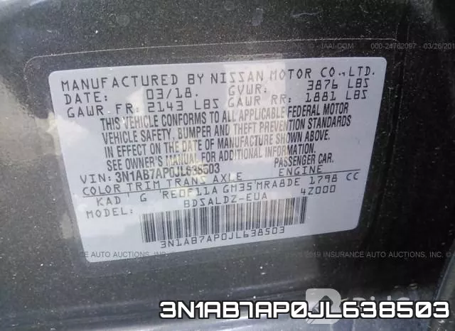 3N1AB7AP0JL638503 фото 10