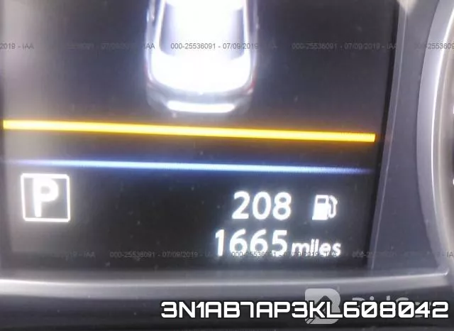 3N1AB7AP3KL608042 фото 8